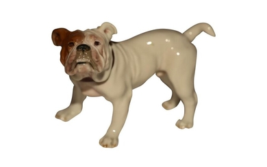 French Bulldog Meissen | "Frazösische Bulldoge" Meissen