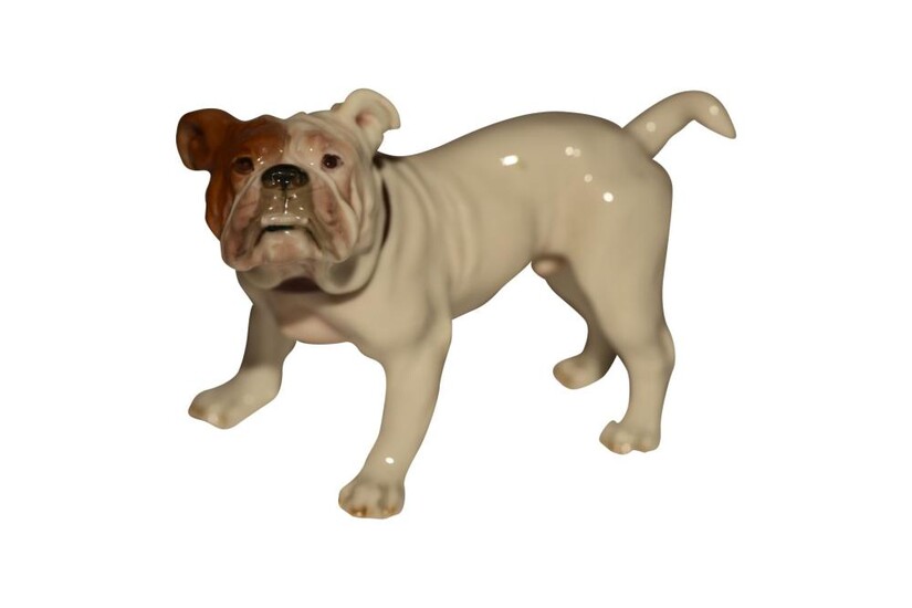 French Bulldog Meissen | "Frazösische Bulldoge" Meissen