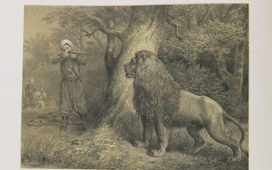 GÉRARD (Jules). Les Chasses d'Afrique. Illustrées par MM. GRENIER et DE MORAINE. Paris, Martinet, sd...