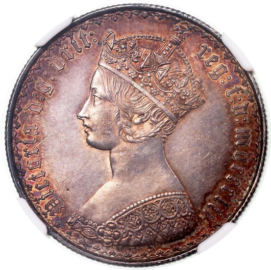 Great Britain, silver 2 shillings, 1852
