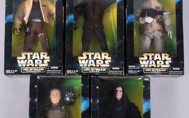Group of Five Assorted Kenner Collection Star Wars Action Figures