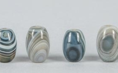 Group of Ghost Eye Agate Beads