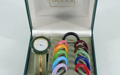 Gucci - Bezel bangle watch 11/12.2 - No Reserve Price - Women - 1980-1989