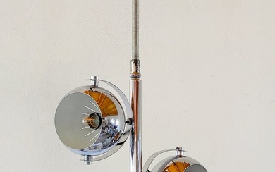 Hanging lamp - chrome metal