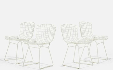 Harry Bertoia, dining chairs, set of four