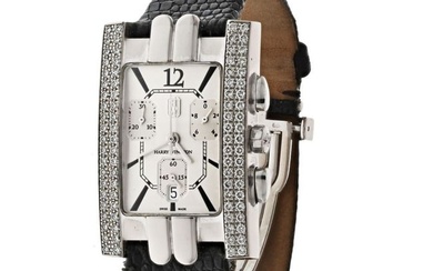 Harry Winston 18K White Gold Avenue Automatic Diamond Ladies Watch