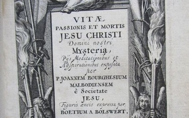J. Bourghesius - Vitae passionis et mortis Jesu Christi Domini Nostri Mysteria - 1622