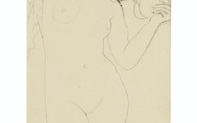 Jean-Auguste-Dominique Ingres (Montauban 1780-1867 Paris), A nude woman holding up a jug