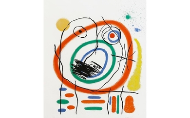 Joan Miró, 1893 Barcelona – 1983 Palma de Mallorca, Le Prophète encerclé – Der eingekreiste Prophet, 1965
