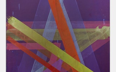 John Copnall (British, 1928-2007) Untitled (Purple Star) (unframed)
