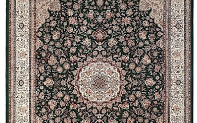 Kashan with silk - Carpet - 375 cm - 275 cm