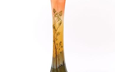 LEGRAS. Vase soliflore « Calypso » à fond... - Lot 99 - Le Floc'h