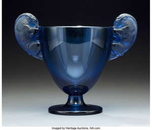 Lalique Beliers Glass Vase (Circa 1925)