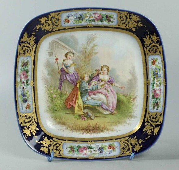 Large 19th Century Sevres Porcelain Centerpiece
