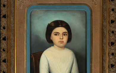 Latin American school of the 19th century, portrait of a...
