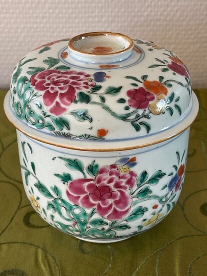 Lidded jar - Kien Long - rare - Ceramic, Porcelain - China - 18th century
