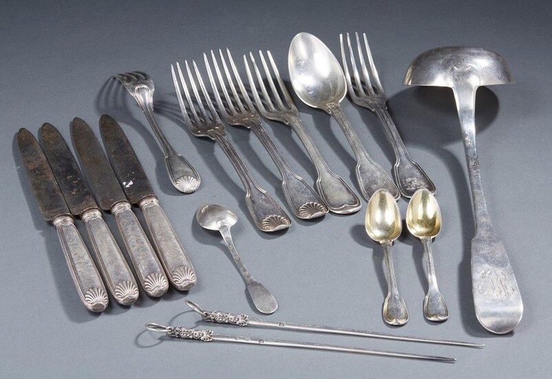 Silver cutlery set, 1st title 925 ‰, consisting of :...