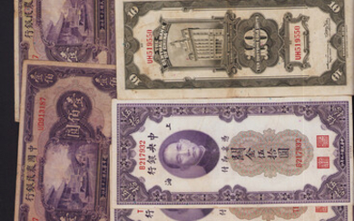 Lot of paper money: China (19)