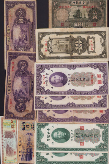 Lot of paper money: China (19)