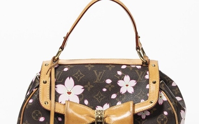 SOLD. Louis Vuitton: A "Limited Edition Cherry Blossom Sac Retro" bag of brown monogram canvas with pink flowers. – Bruun Rasmussen Auctioneers of Fine Art