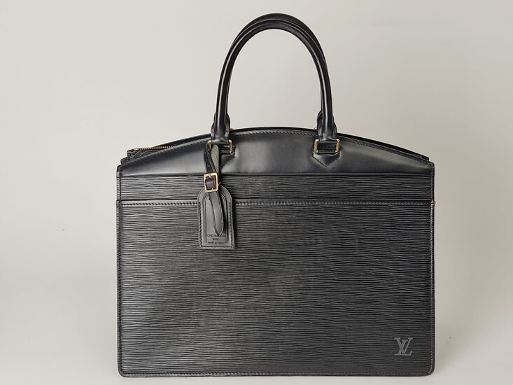Louis Vuitton Epi Riviera model handbag in black
