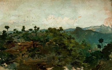 MANUEL BENEDITO VIVES (1875 / 1963) "Landscape"