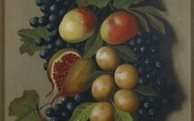 MICHELANGELO MEUCCI Still life of fruits.