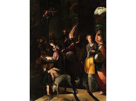 Maler der ersten Hälfte des 16. Jahrhunderts, DIE GEBURT CHRISTI