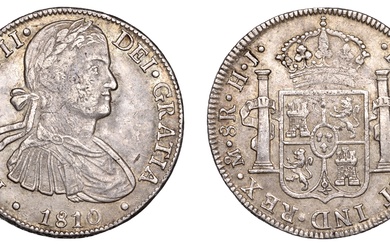 Mexico, Ferdinand VII, 8 Reales, 1810hj, Mexico City, 26.98g/12h (CCT 495; Cayón...