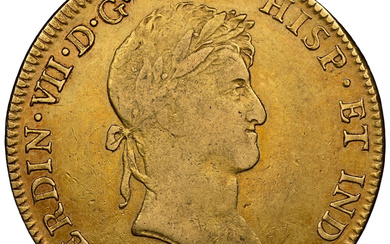 Mexico: , Ferdinand VII gold 8 Escudos 1816 Mo-JJ XF45 NGC,...