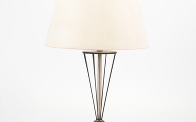 Mid-Century Atomic Wire Cage Style Table Lamp