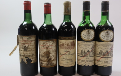 Mixed Lot Bordeaux 1953-1973