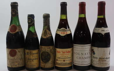 Mixed lot Burgundy 1961/1964/1966/1983