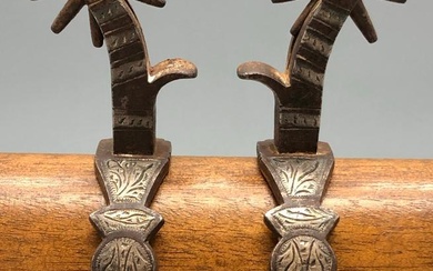 Old Pair Of Single Mounted California Style Spurs