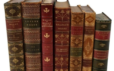 Over 70 Leatherbound Books, World Literature