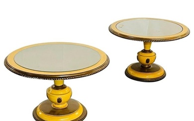 Pair of Neoclassical Low End / Side Tables