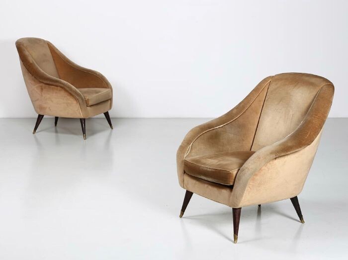 Pair of armchairs - Mid-Century Modern