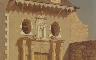 Philip Grégory Needell (1886-1974) - L'entrée du couvent d'Espalion