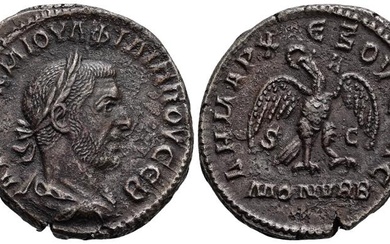Philippus I. Arabs 244-249 Römisches Reich - Kaiserzeit. Billon Tetradrachme....