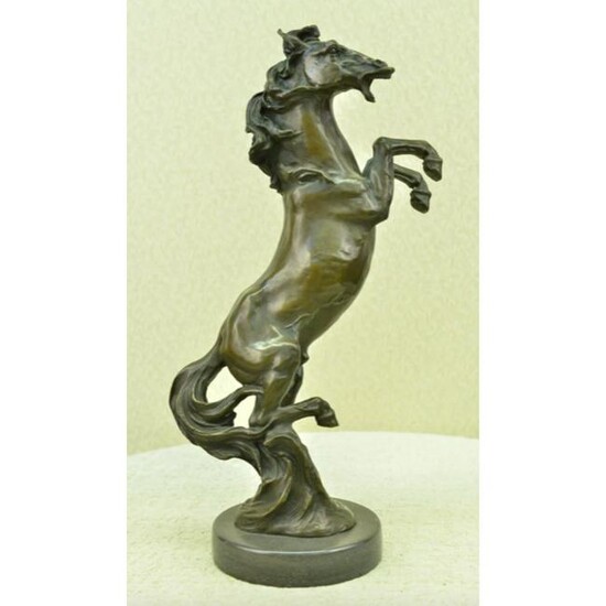 Rearing Stallion, Horse Bronze Sculpture