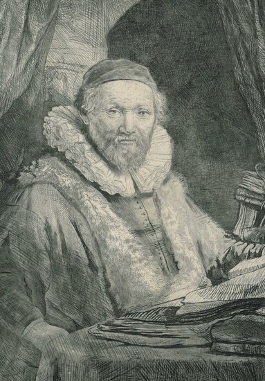 Rembrandt Harmensz. Van Rijn (1606-1669) - De Remonstrantse predikant Jan Uytenbogaert