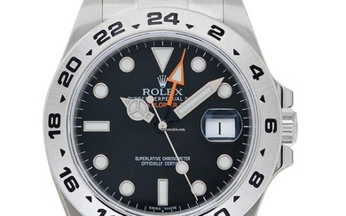 Rolex Explorer II 216570 - Explorer II Automatic Black Dial Stainless Steel Men's Watch