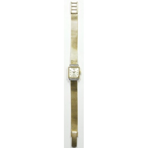 Rolex Precision, an 18k gold manual wind ladies wristwatch, ...
