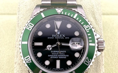 Rolex - Submariner Date 'Kermit' - No Reserve Price - 16610LV - Men - 2007