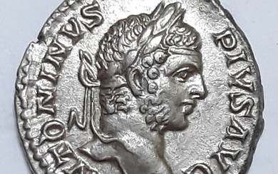 Roman Empire. Caracalla (AD 198-217). AR Denarius,Rome - Concordia