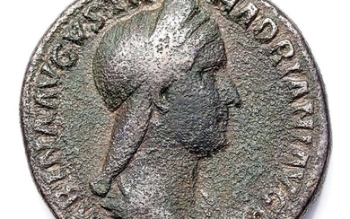 Roman Empire. Sabina (Augusta, AD 128-136). Æ Sestertius,struck AD 128-136.