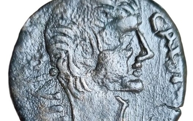 Roman Republic. Octavianus. Æ Dupondius,38 BC - Divus Julius Caesar