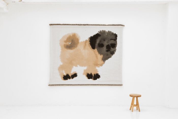 Rop van Mierlo - Wild Animals - Tapestry - Pug wall hanging
