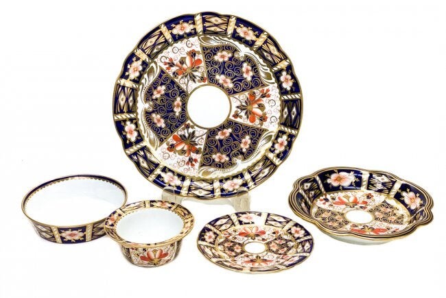Royal Crown Derby Mixed Serving Pieces in Imari
