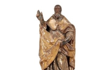 Saint, Sculpture - Renaissance - Gold, Wood - Early 17th century